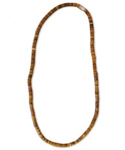 שרשרת צ'וקר דסקיות צדפים של חוף מלוטש עדין בעובי אחיד