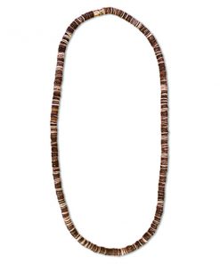 שרשרת צ'וקר דסקיות צדפים של חוף מלוטש עדין בעובי אחיד