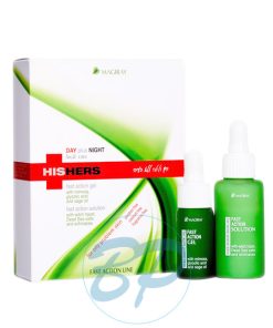 ערכת יום לילה תרחיף וג'ל טיפול בנגעים פאסט אקשן