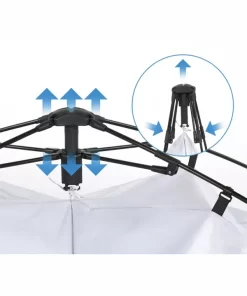 אוהל למקלחת או שירותים זוגי מקצועי פתיחה מהירה