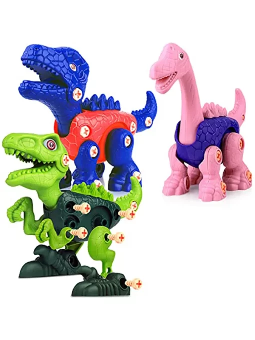 חבילות צעצועי דינוזאור נפרדים לבני 3-5 5-7 עם מקדחה חשמלית