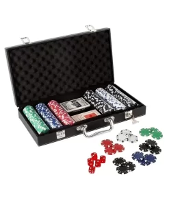 500 יחידות מטבעות כסף לקזינו הימורים מזוודה מאלומיניום