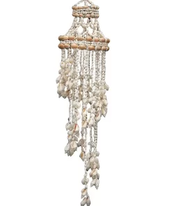 שנדליר אהיל מצדפים עבודת יד דגם כתר