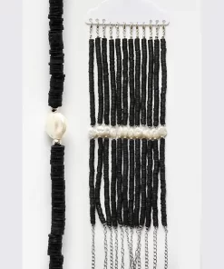 צמידים לקרסול הרגל חרוזים או אבני חן שחורות