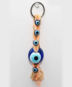 מחזיק מפתחות נגד עין הרע שזורים