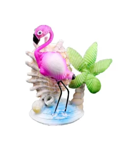 בובת פלמינגו מצדפים עבודת יד