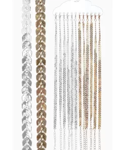 צמידים לקרסול הרגל עלים שטוחים