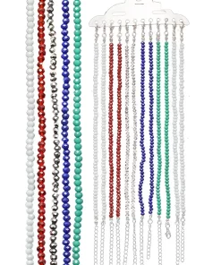 צמידים לקרסול הרגל שורת חרוזים