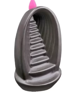 מבער קטורת קרמי מפל עשן דגם מדרגות