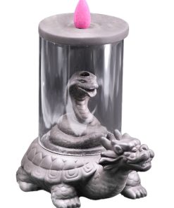 מבער קטורת קרמי מפל עשן דגם נחש