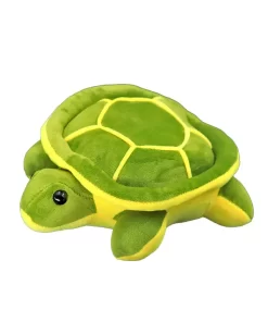 בובת צב ירוק פרוותי קטיפתי נעים למגע