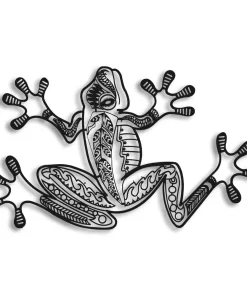 תמונה של צפרדע חיתוך לייזר מתכת